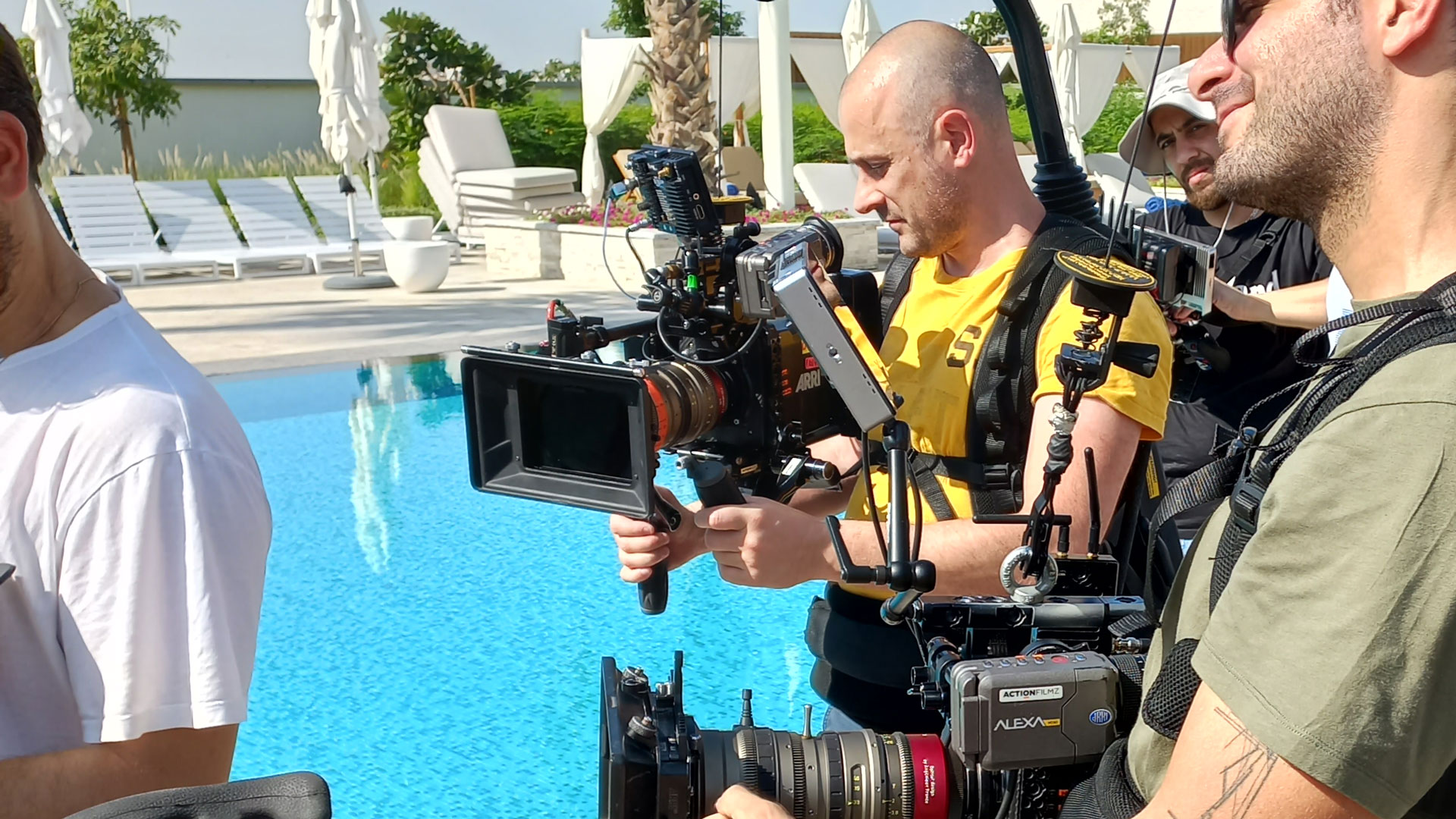 Filming in Abu Dhabi with Arri Alexa camera rigs